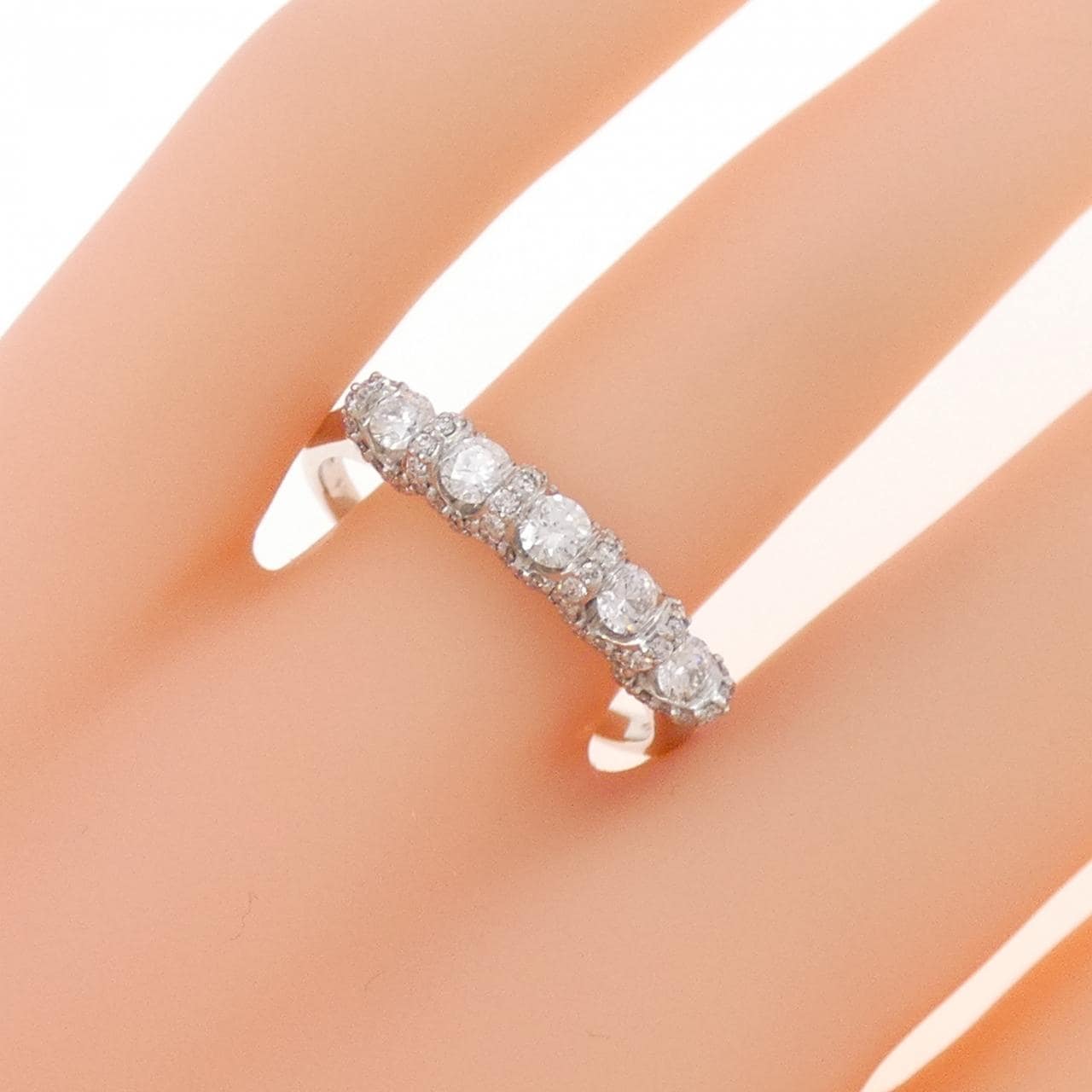 PT950 ダイヤモンド リング 0.70CT
