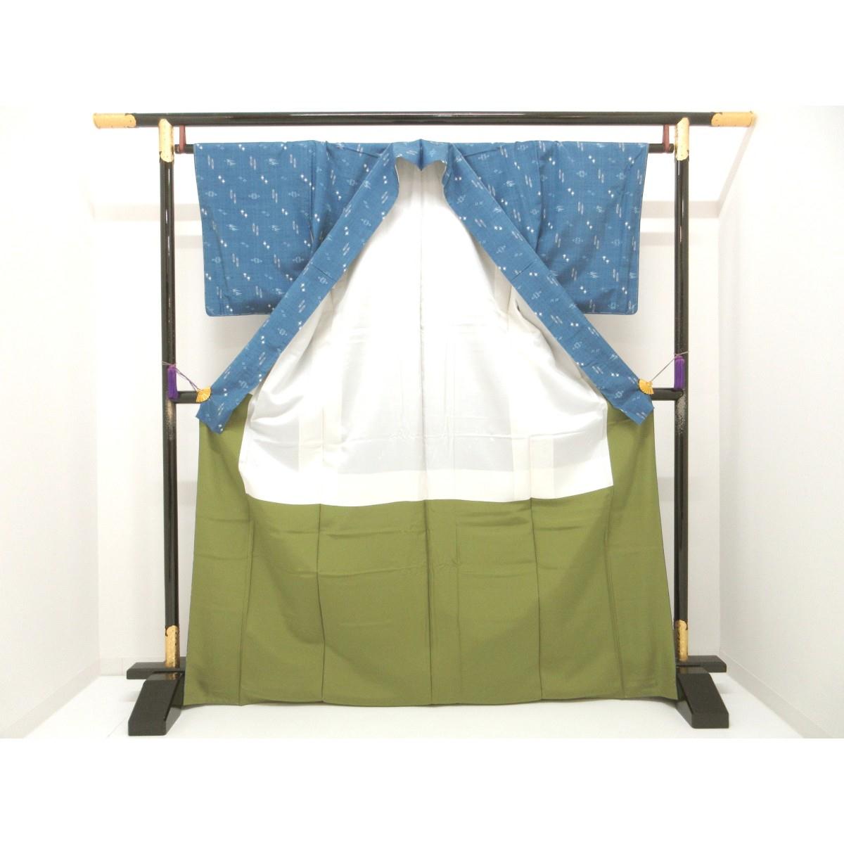 【未使用品】紬　証紙付【琉球絣】
