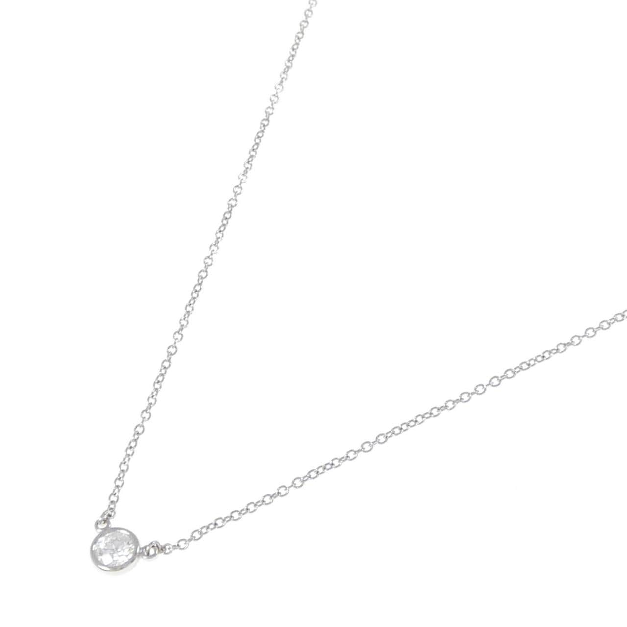 ティファニー バイザヤード ネックレス 0.20CT F VS2 3EXT