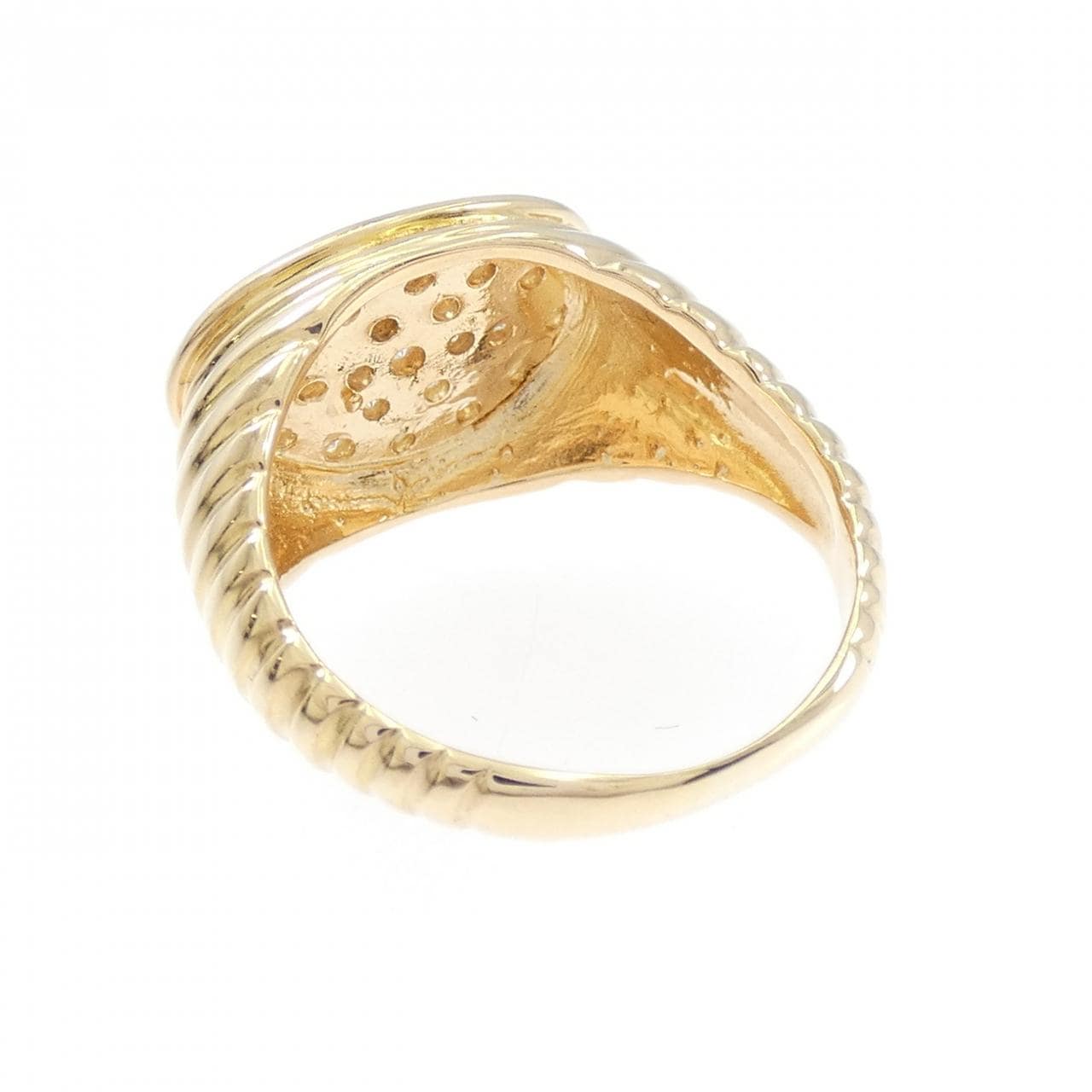 K18YG ダイヤモンド リング 0.25CT