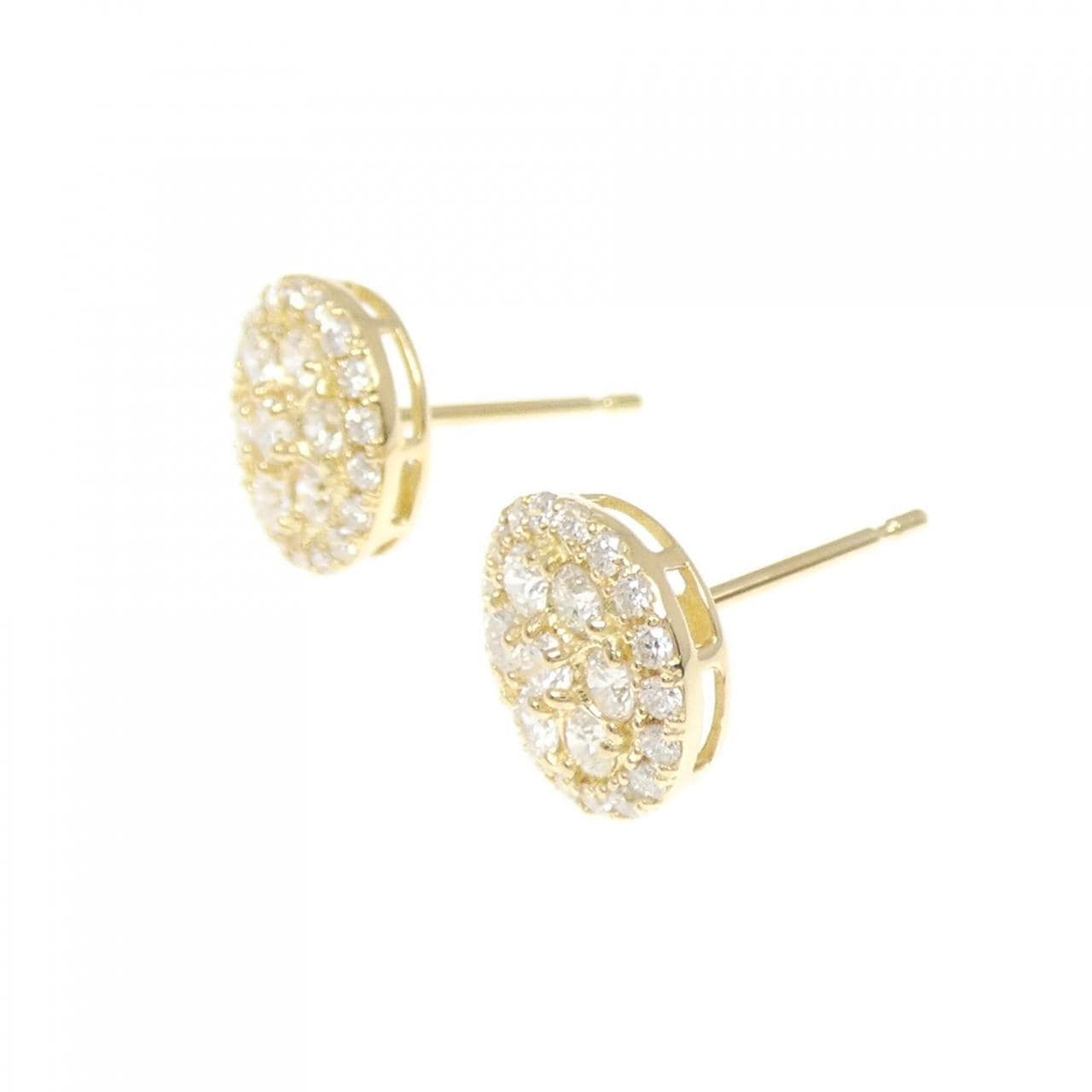 【リメイク】K18YG ダイヤモンド ピアス 0.60CT