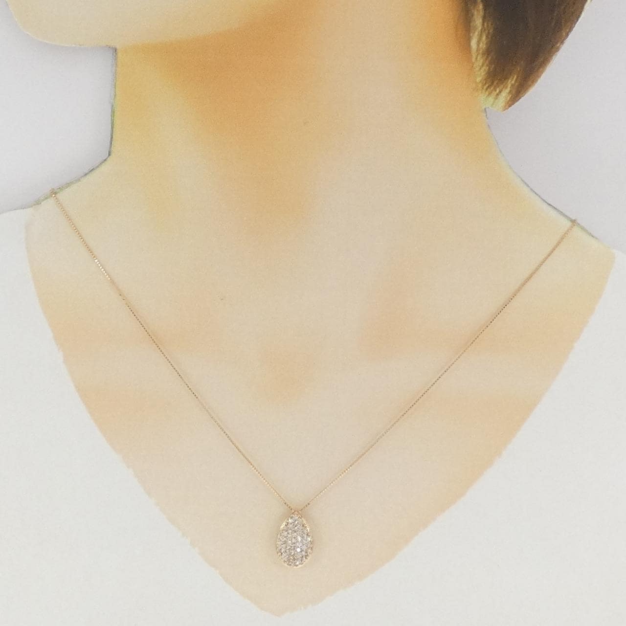 K18PG ダイヤモンド ネックレス 0.50CT