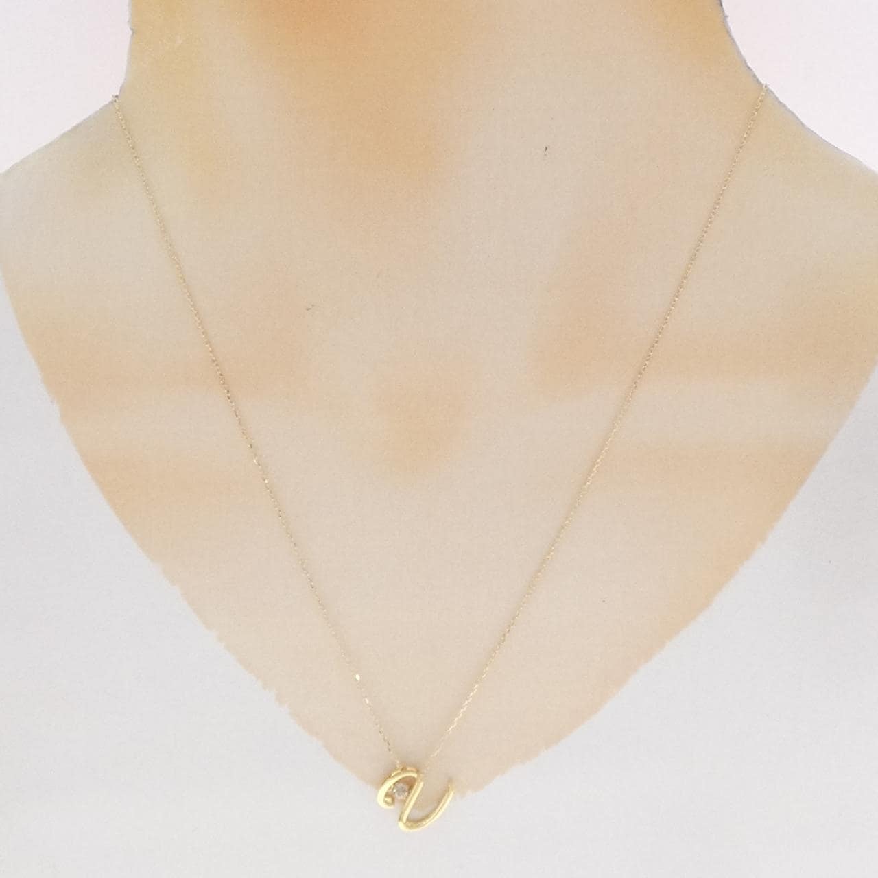 K18YG ダイヤモンド ネックレス 0.05CT