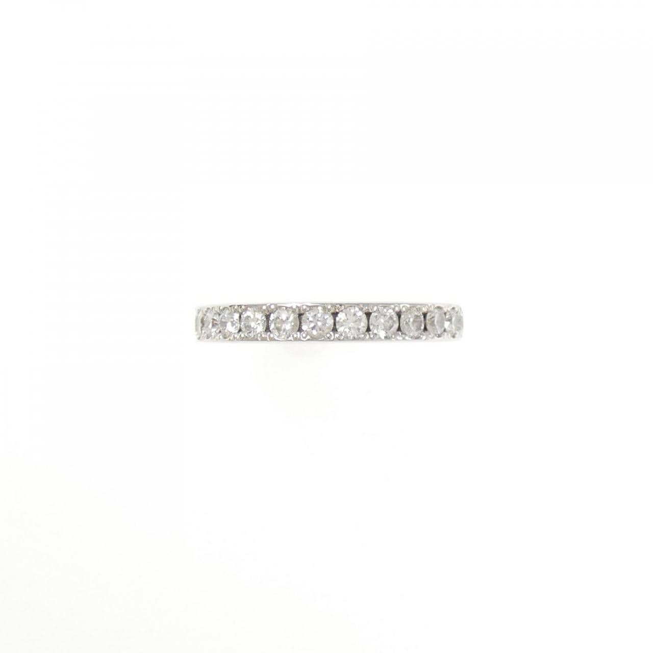 PT950 ハーフエタニティ ダイヤモンド ピンキーリング 0.280CT