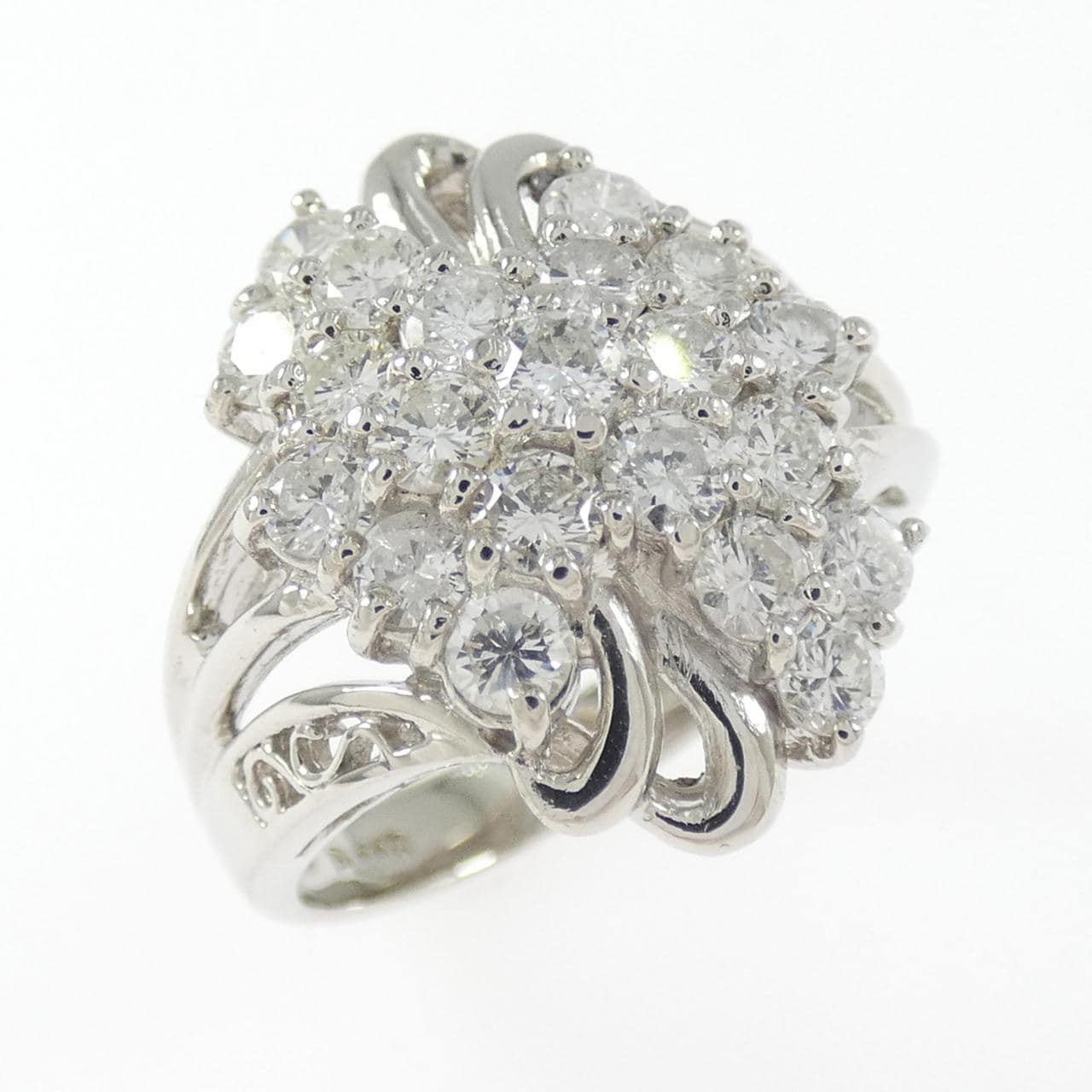 PT900 ダイヤモンド リング 1.55CT