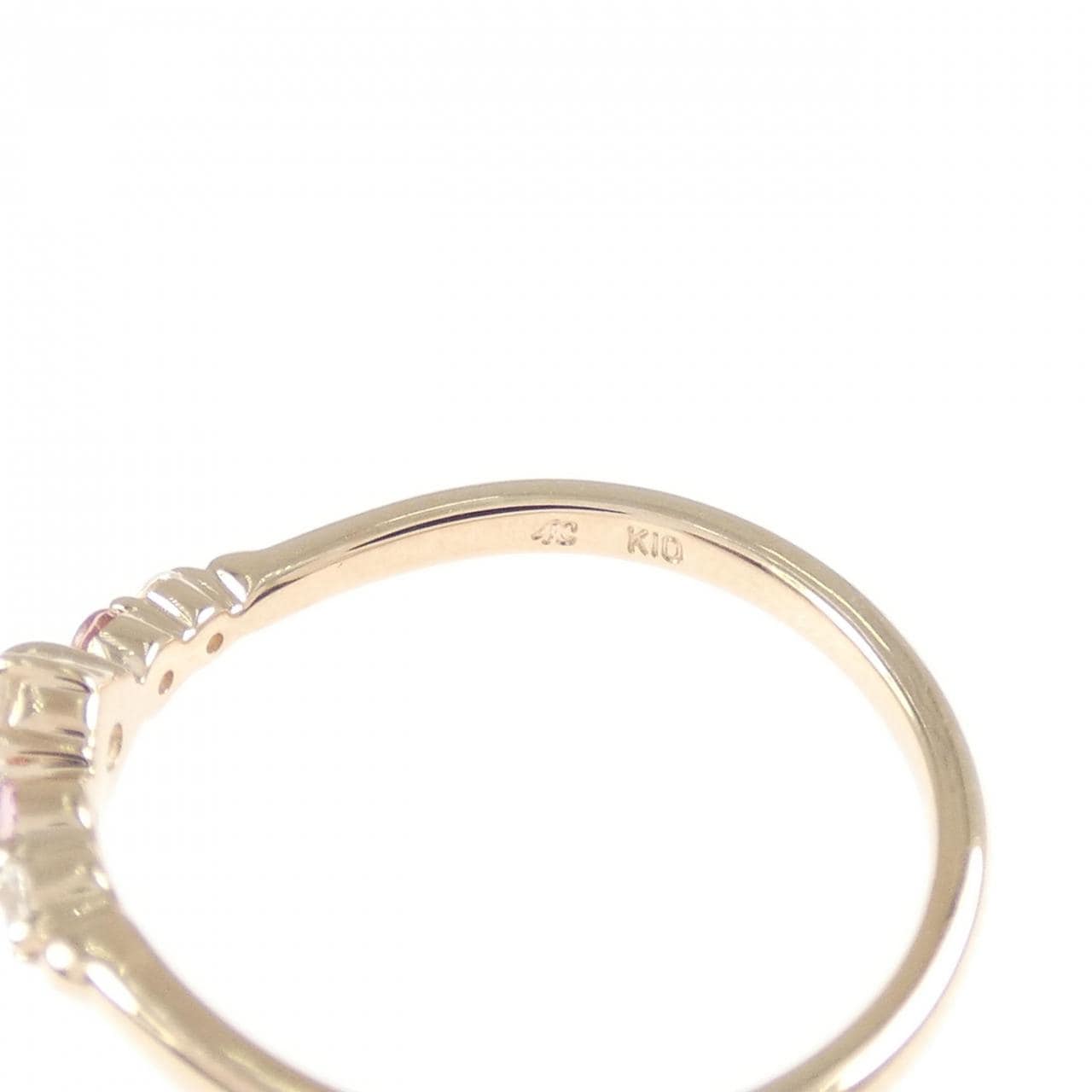 4゜C カラーストーン リング