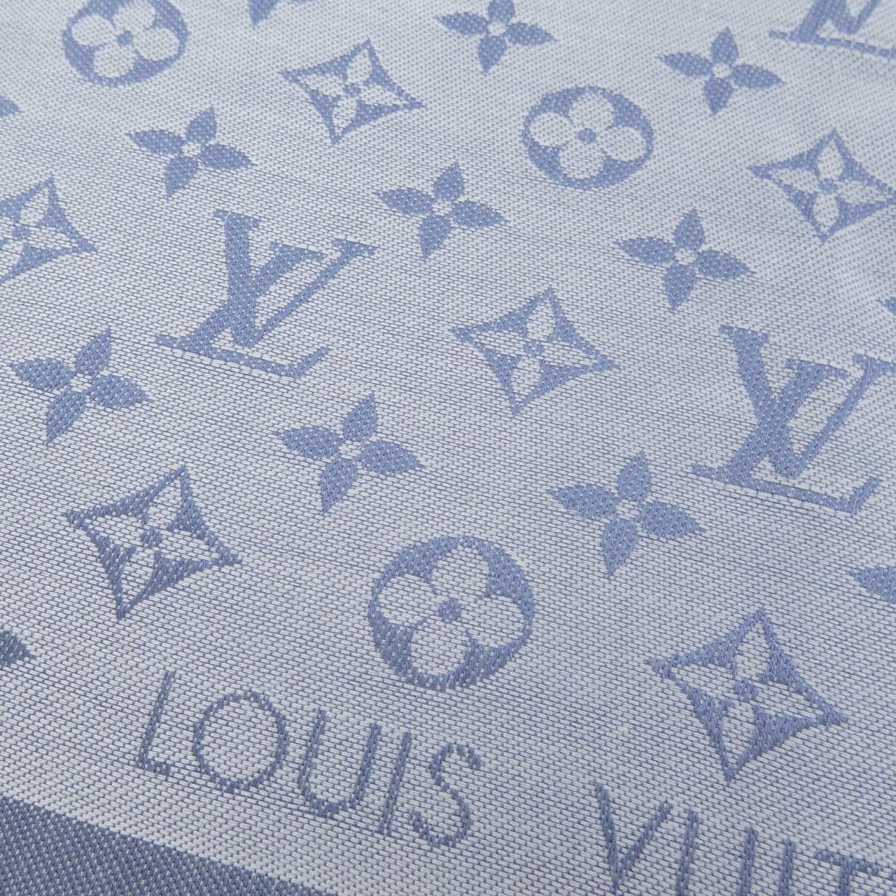 ルイヴィトン LOUIS VUITTON ショール モノグラム デニム M71382 ショール