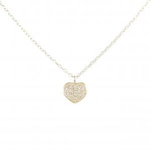 K10YG ハート ダイヤモンド ネックレス 0.10CT