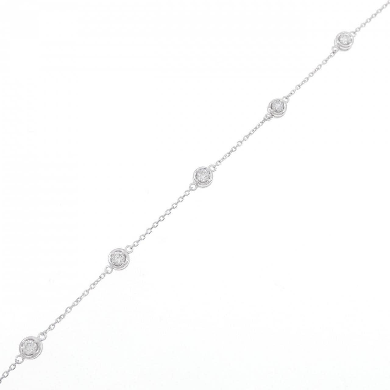 K18WG钻石手链 0.35CT