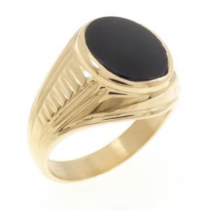 K18YG オニキス リング