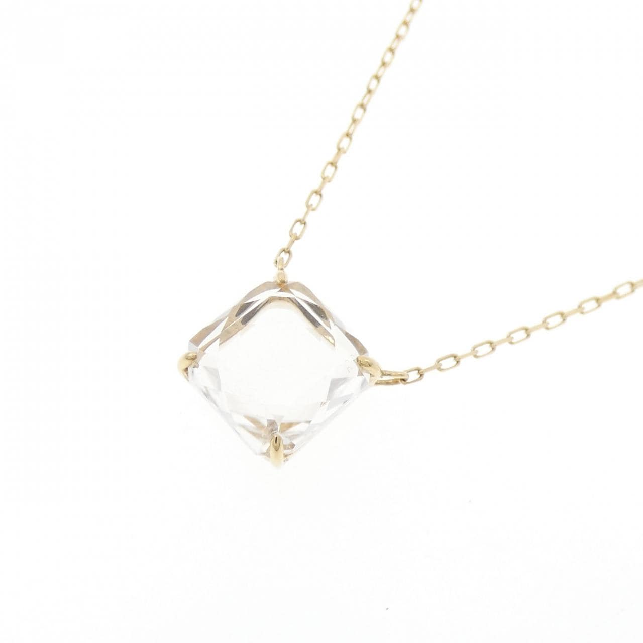 K10YG クオーツ ネックレス