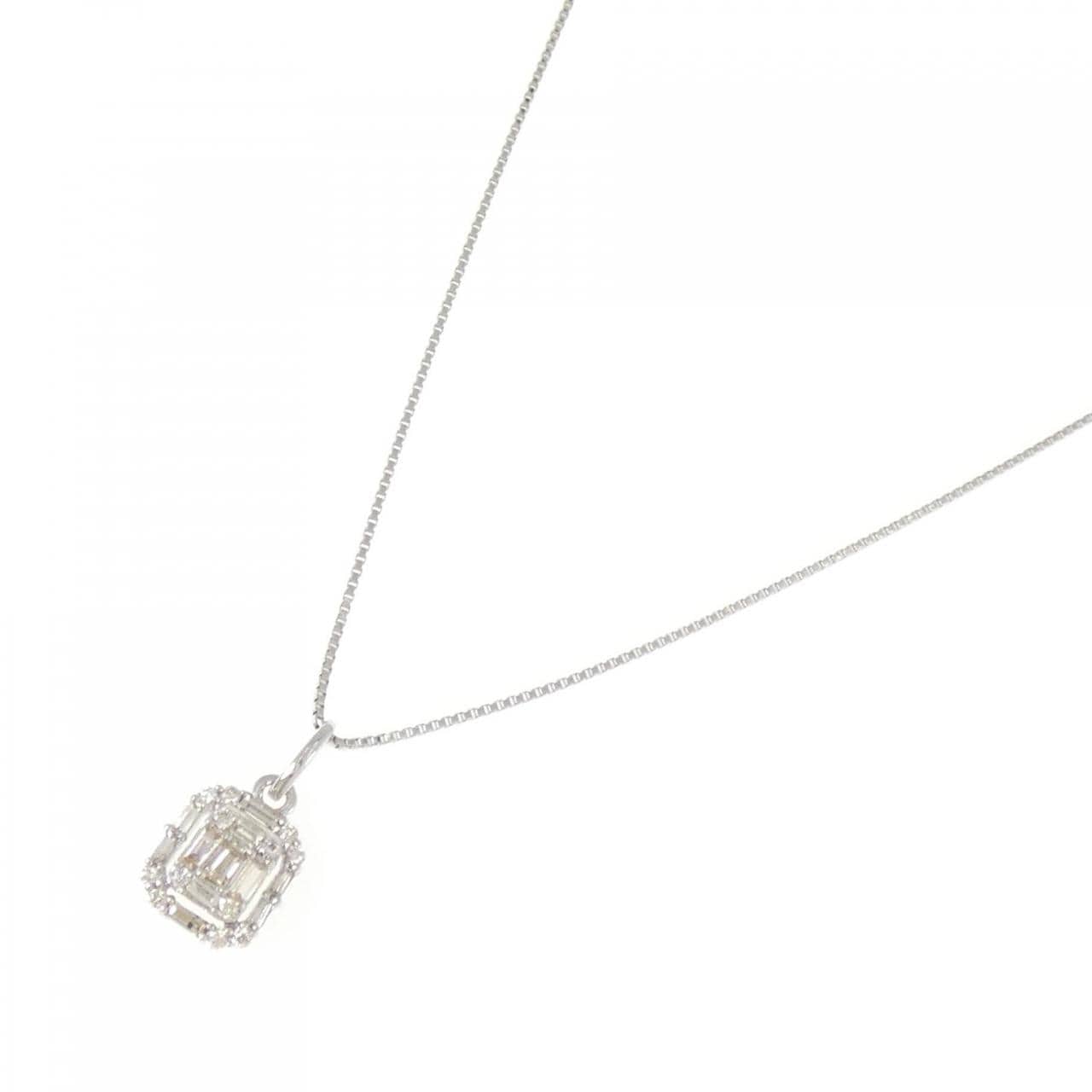 PT900/PT850 ダイヤモンド ネックレス 0.30CT
