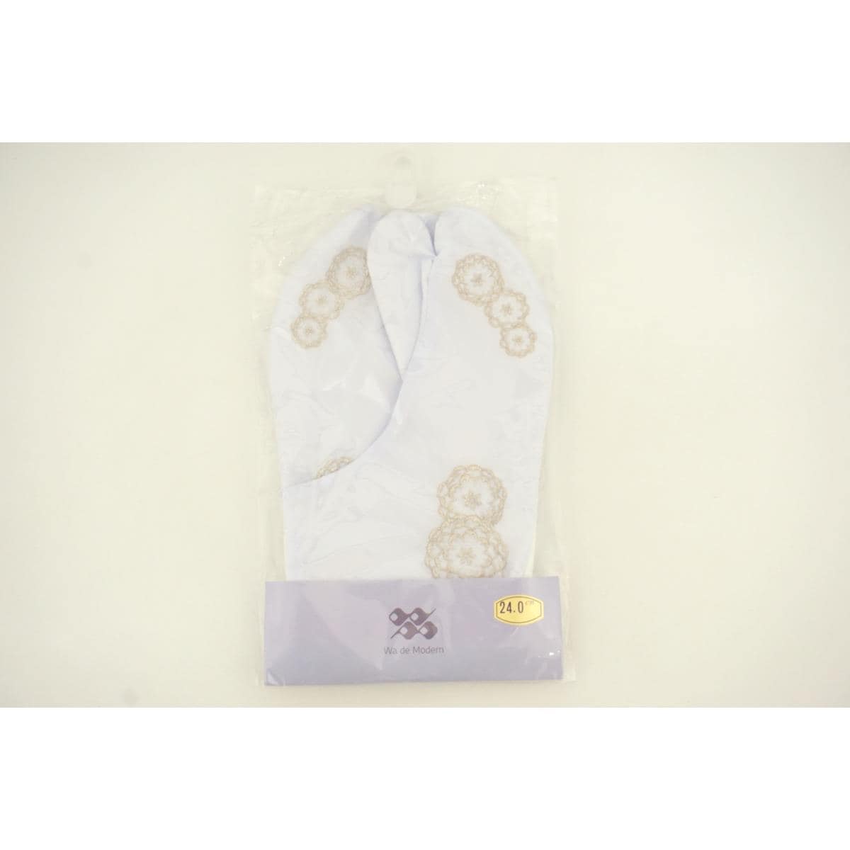 【新品】刺繍足袋　２４ｃｍ