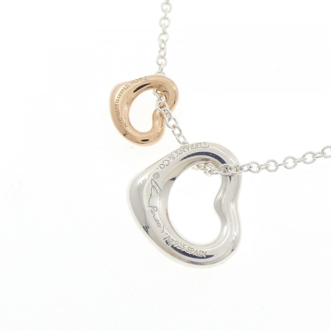 TIFFANY open heart超迷你项链