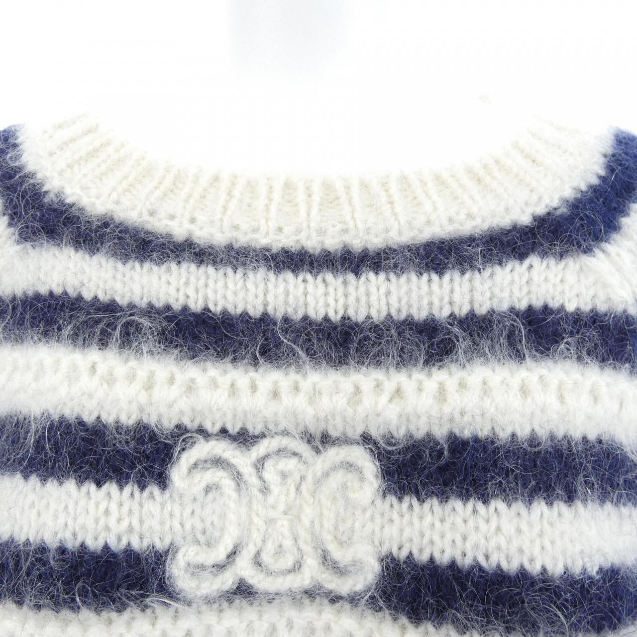 セリーヌ CELINE トリオンフ クルーネック マリニエール セーター 2AM5A743X ニット