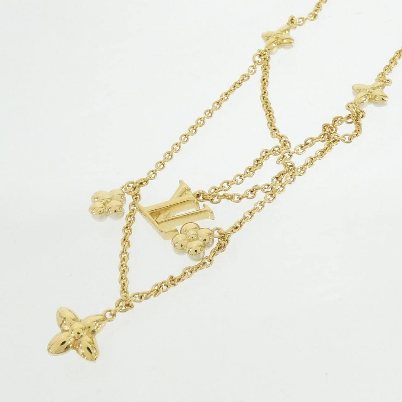 ルイヴィトン コリエ LVフローラグラム M00981 ネックレス