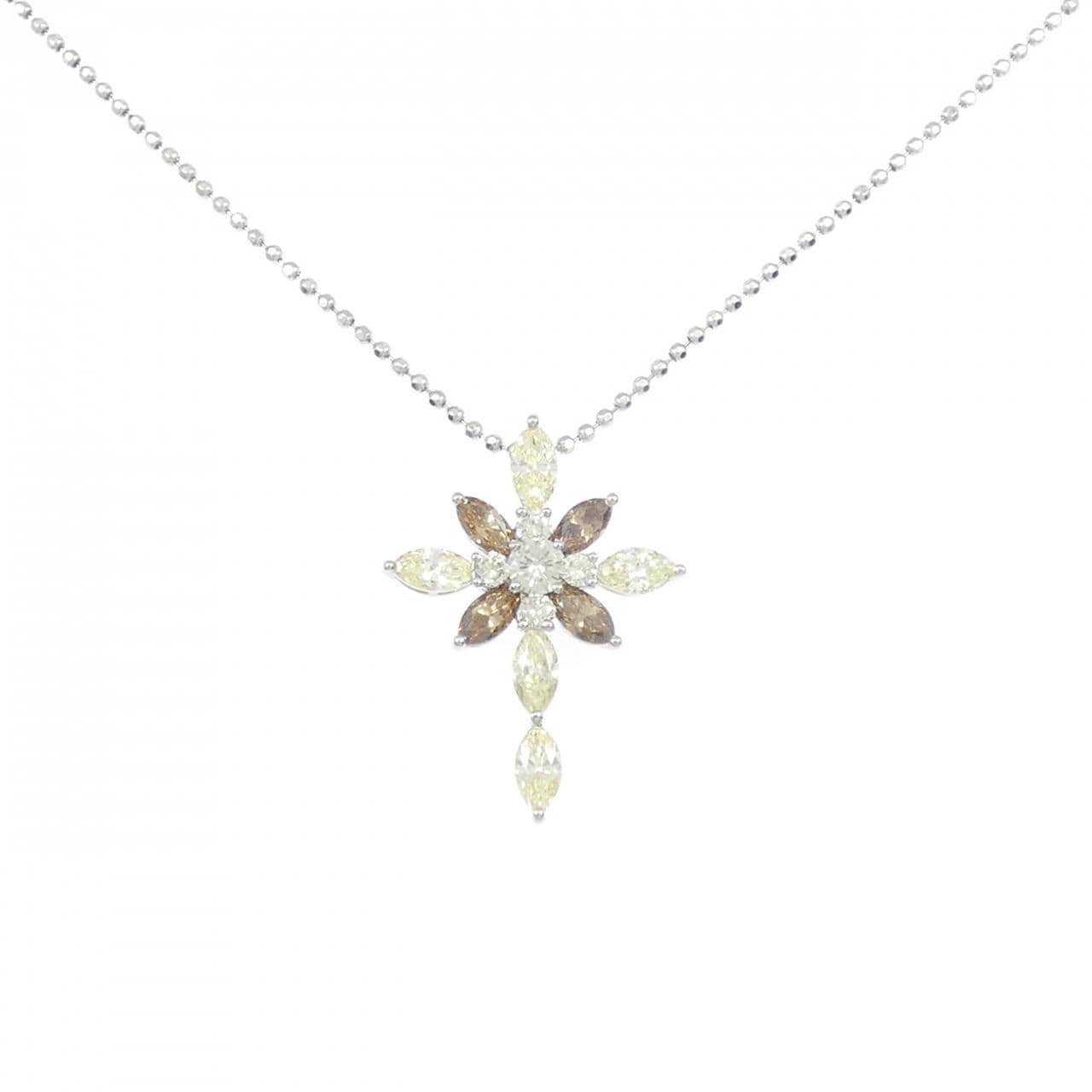 PT900/PT850 ダイヤモンド ネックレス 3.00CT