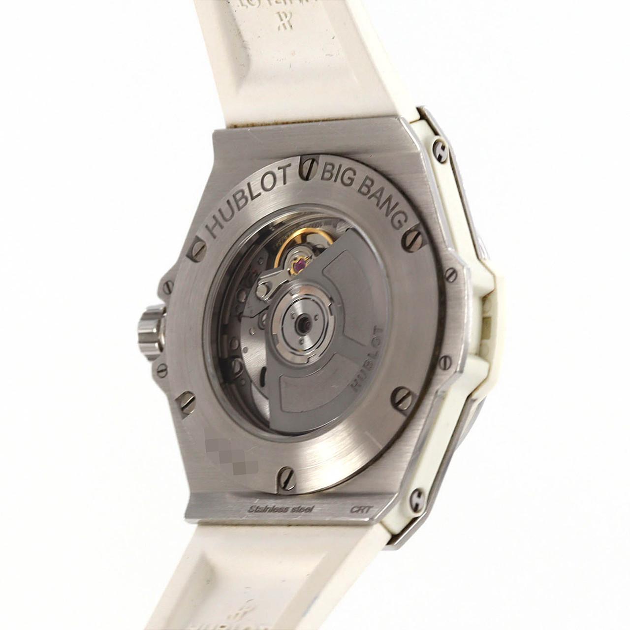 【ノーメンテナンス還元価格】ウブロ ビッグバンワンクリックスチールホワイトダイヤモンド 485.SE.2210.RW.1204 SS 自動巻