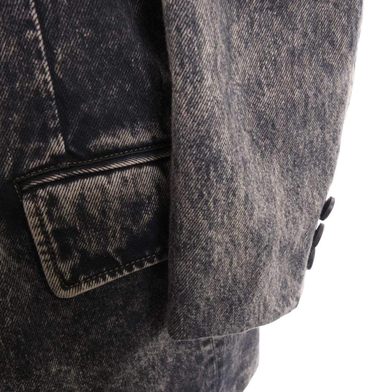 ミュウミュウ MIU MIU マーブル加工 GWG126 S231 121H デニムジャケット