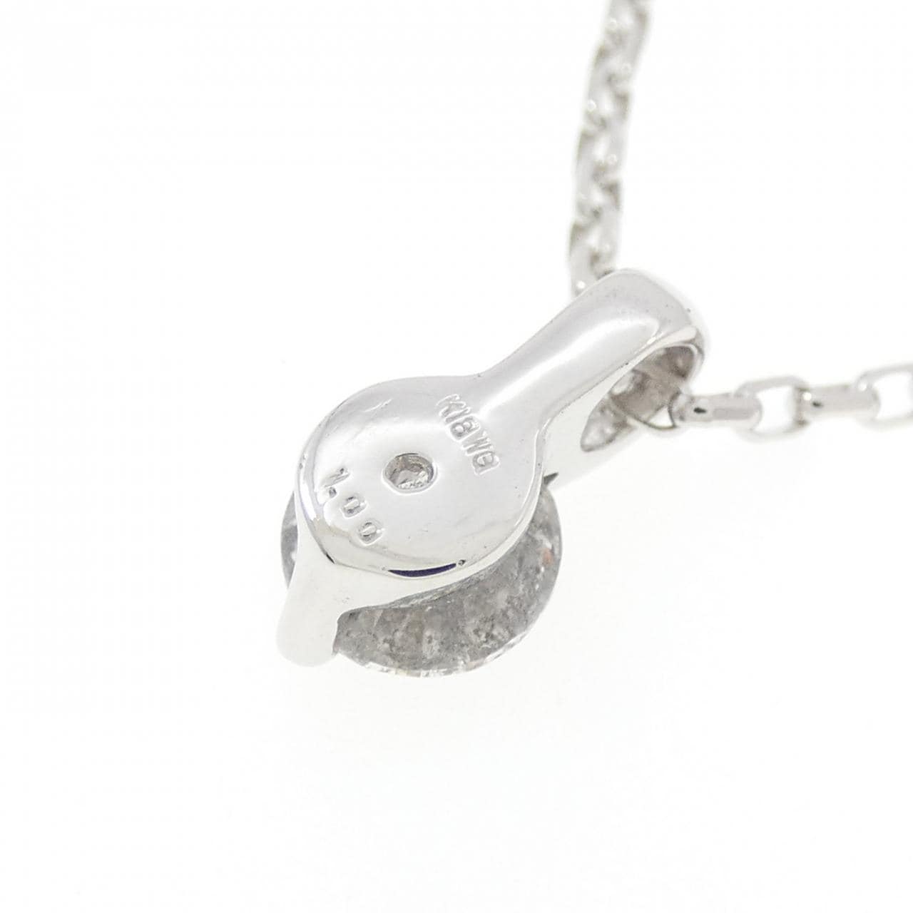 K18WG ダイヤモンド ネックレス 1.00CT