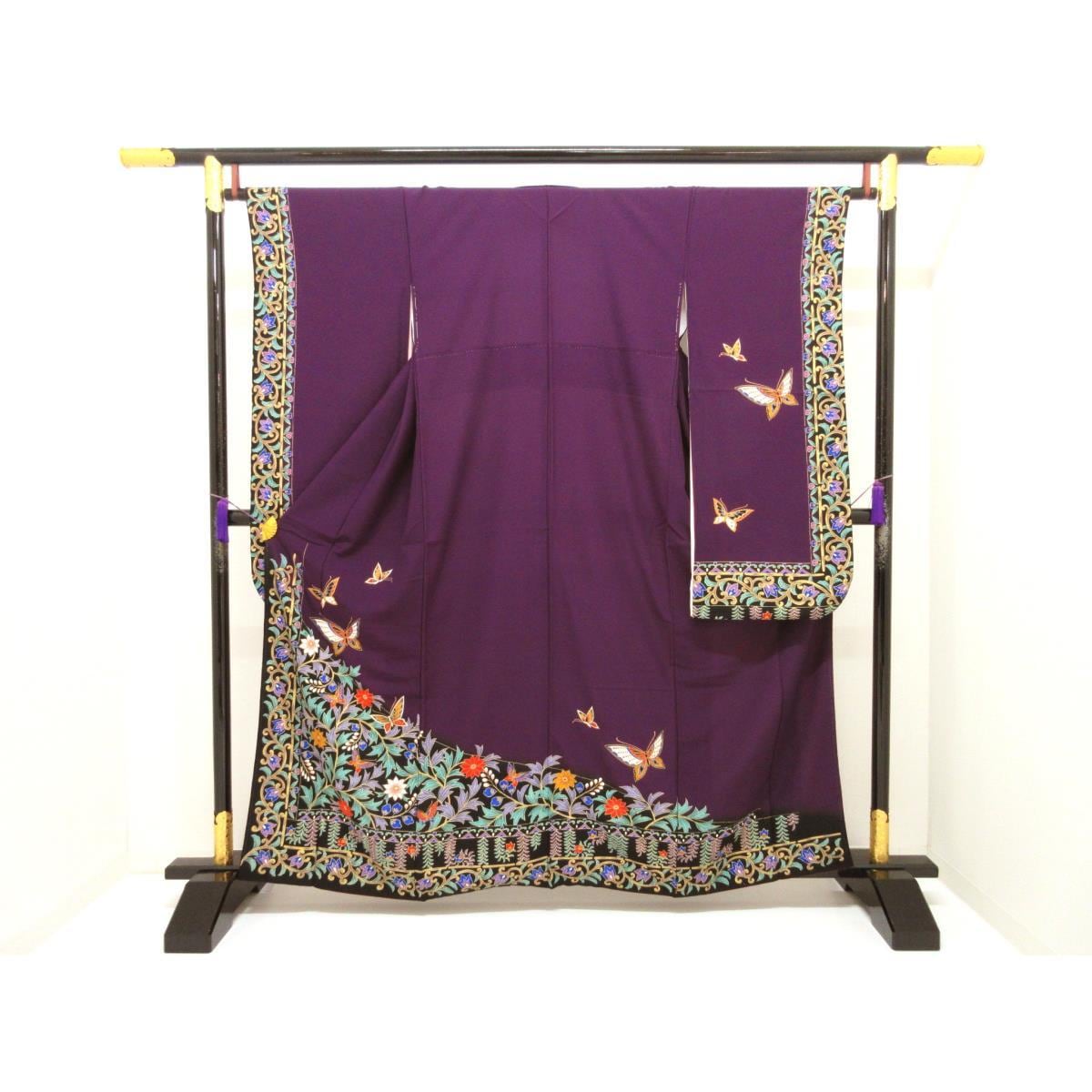 振袖　友禅金彩加工　身丈Ｓ寸