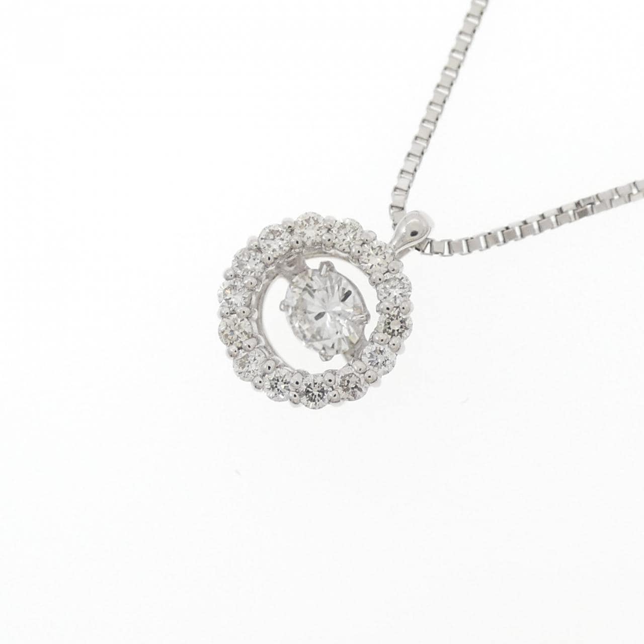 PT900/PT850 ダイヤモンド ネックレス 0.233CT