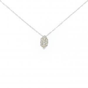 K18WG ダイヤモンド ネックレス 0.25CT