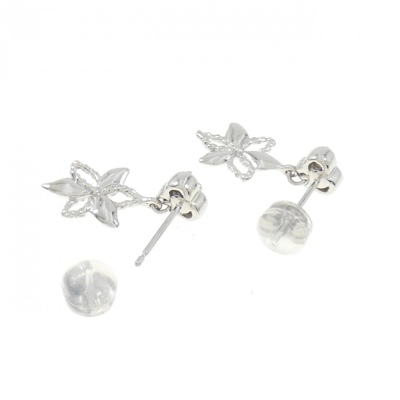 PT900 ダイヤモンド ピアス 0.20CT