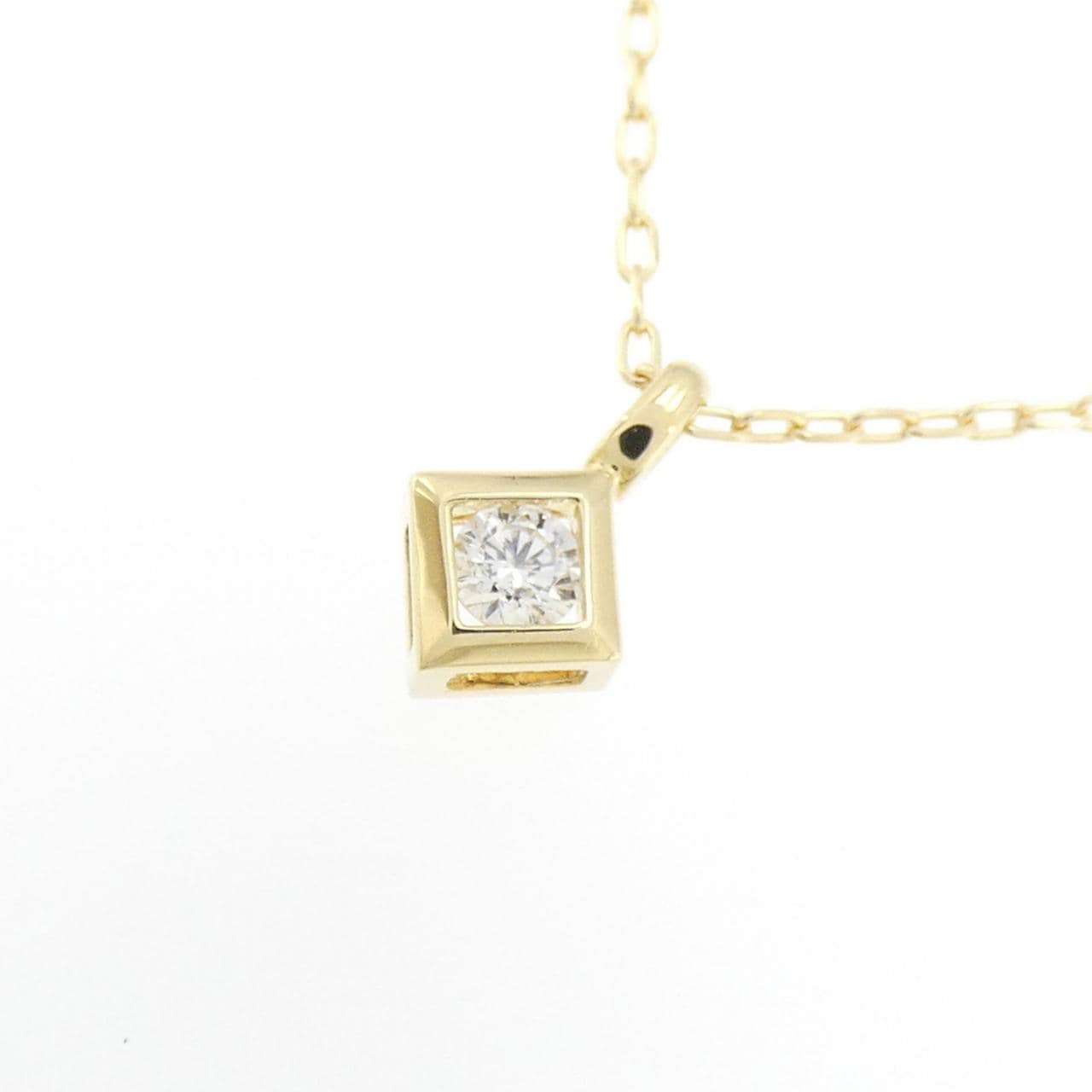 K18YG ダイヤモンド ネックレス 0.10CT