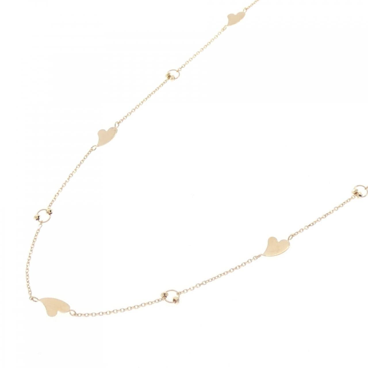 [BRAND NEW] K18YG heart necklace