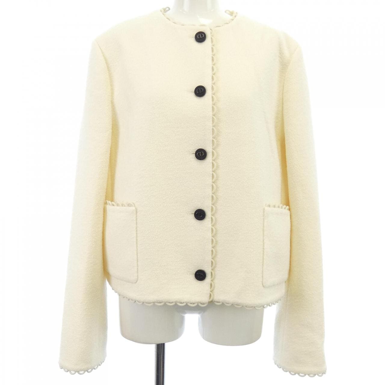 クリスチャンディオール CHRISTIAN DIOR ノーカラージャケット