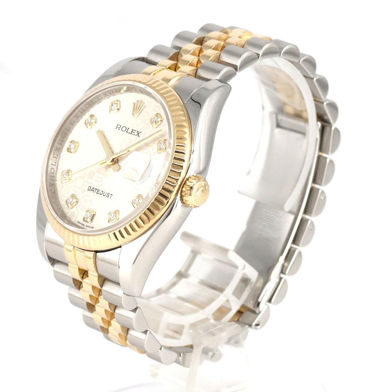 ロレックス デイトジャスト 116233G SSxYG 自動巻 ランダム番