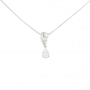 PT900/PT850 ダイヤモンド ネックレス 0.509CT D SI1 ペアシェイプ
