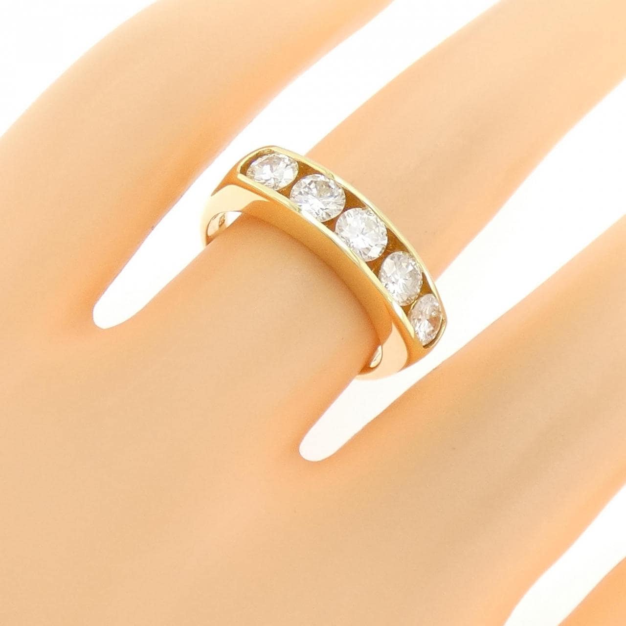 K18YG ダイヤモンド リング 1.02CT