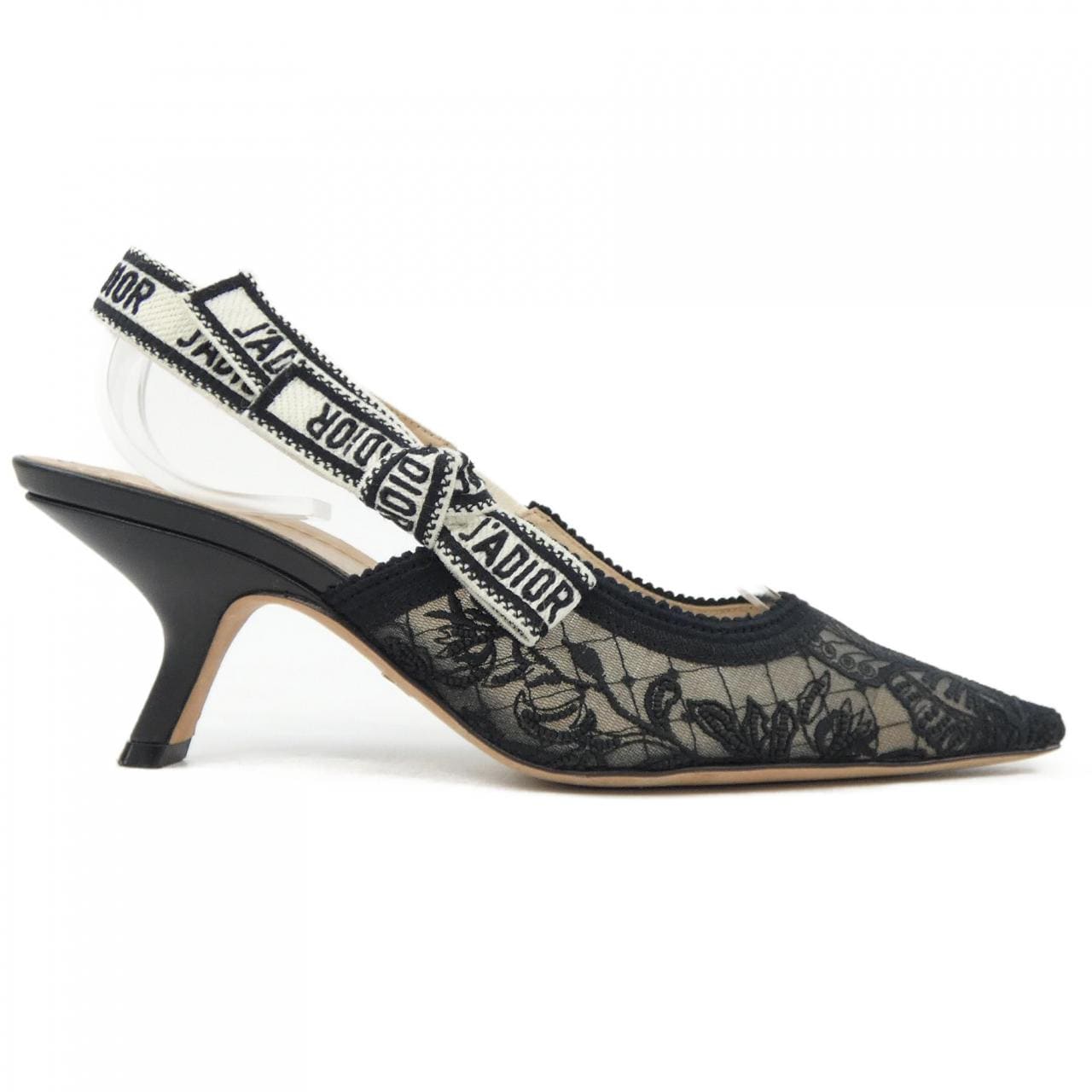クリスチャンディオール CHRISTIAN DIOR メッシュ バタフライ J'ADIOR スリングバック パンプス