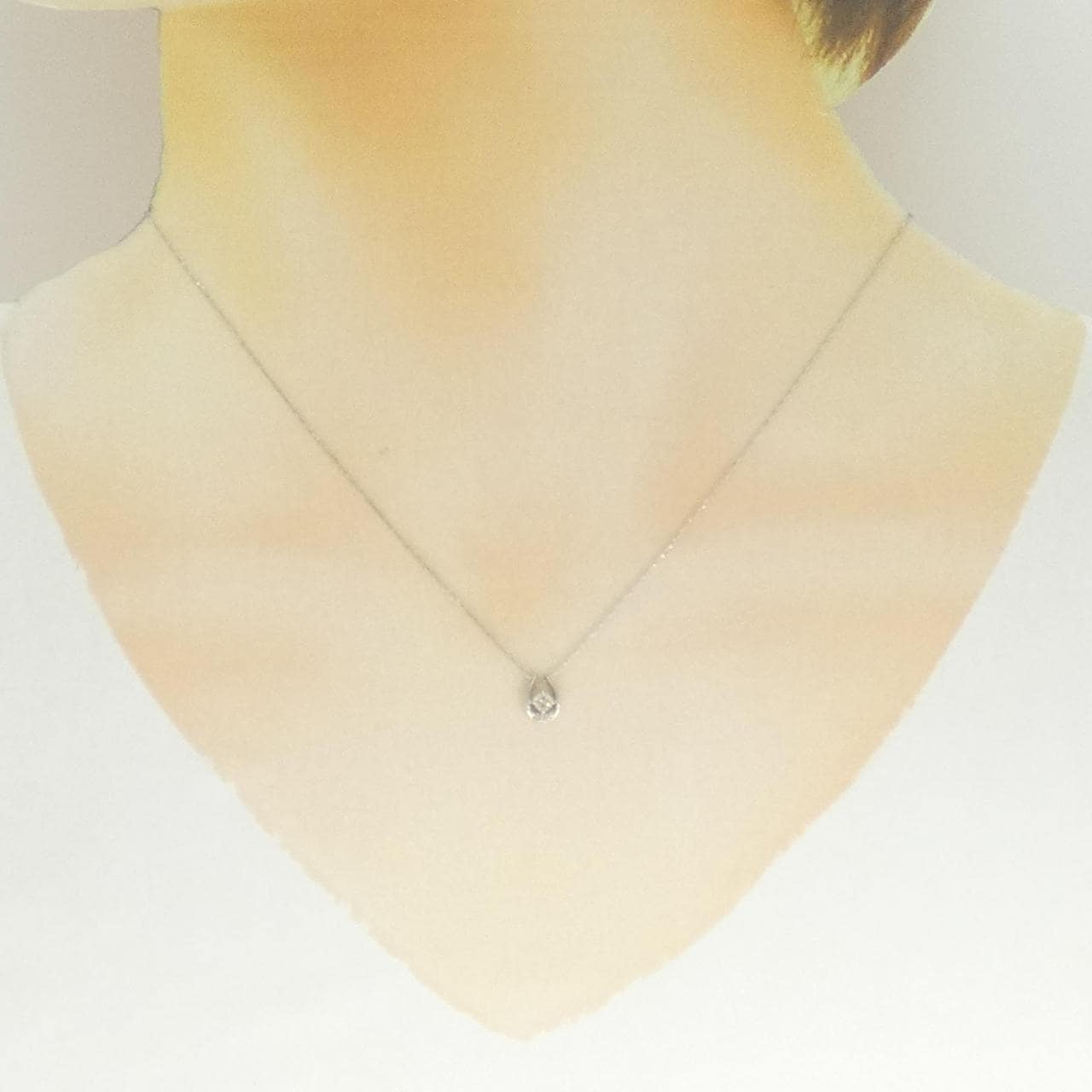 PT900 ダイヤモンド ネックレス 0.10CT