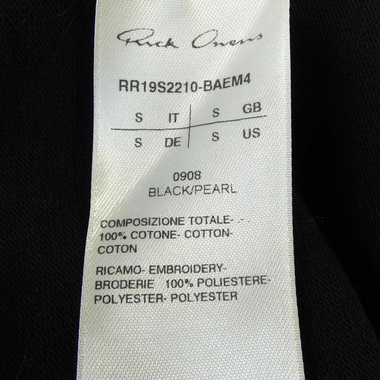 リックオウエンス Rick owens RR19S2210-BAEM4 スウェット