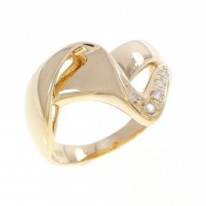 K18YG ダイヤモンド リング 0.04CT