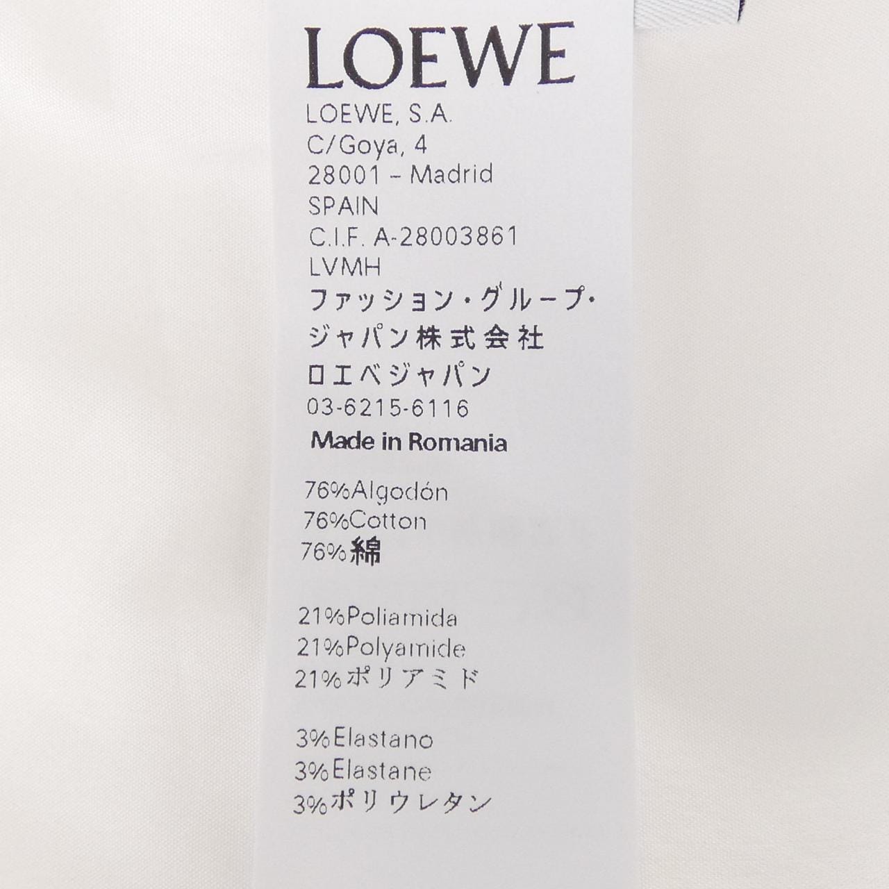 ロエベ LOEWE D2279810UN シャツ
