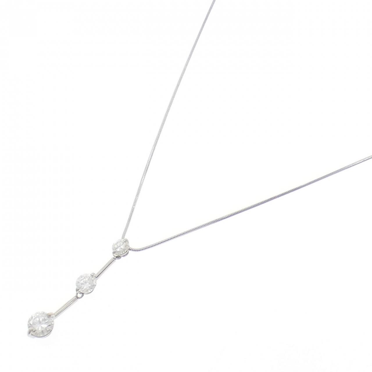 PT900/PT850 ダイヤモンド ネックレス 0.93CT