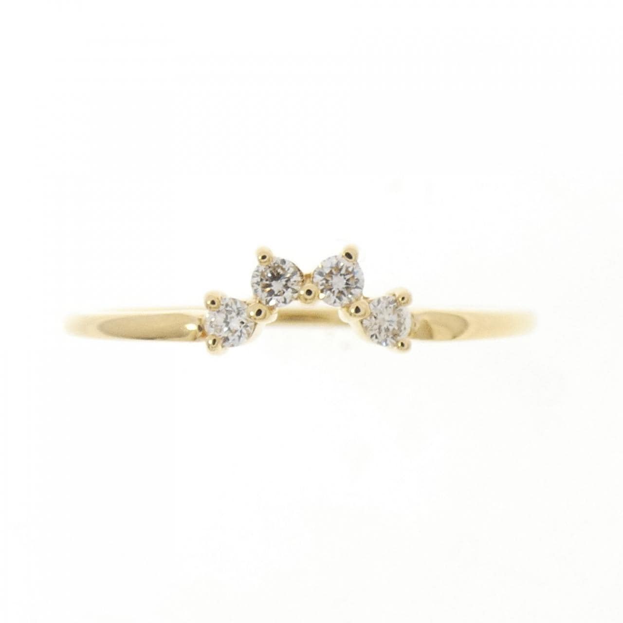 K18YG ダイヤモンド リング 0.10CT
