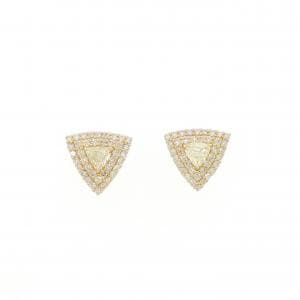 【新品】K18YG ダイヤモンド ピアス 0.50CT