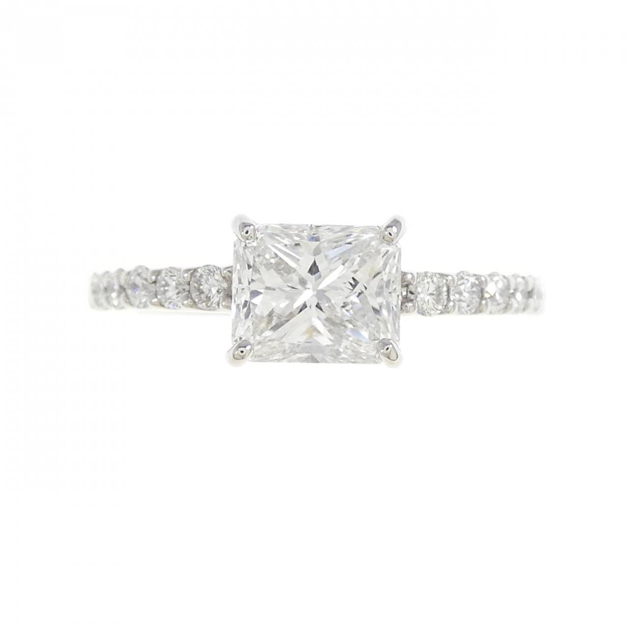 【リメイク】PT900 ダイヤモンド リング 1.023CT F VS1 ファンシーカット