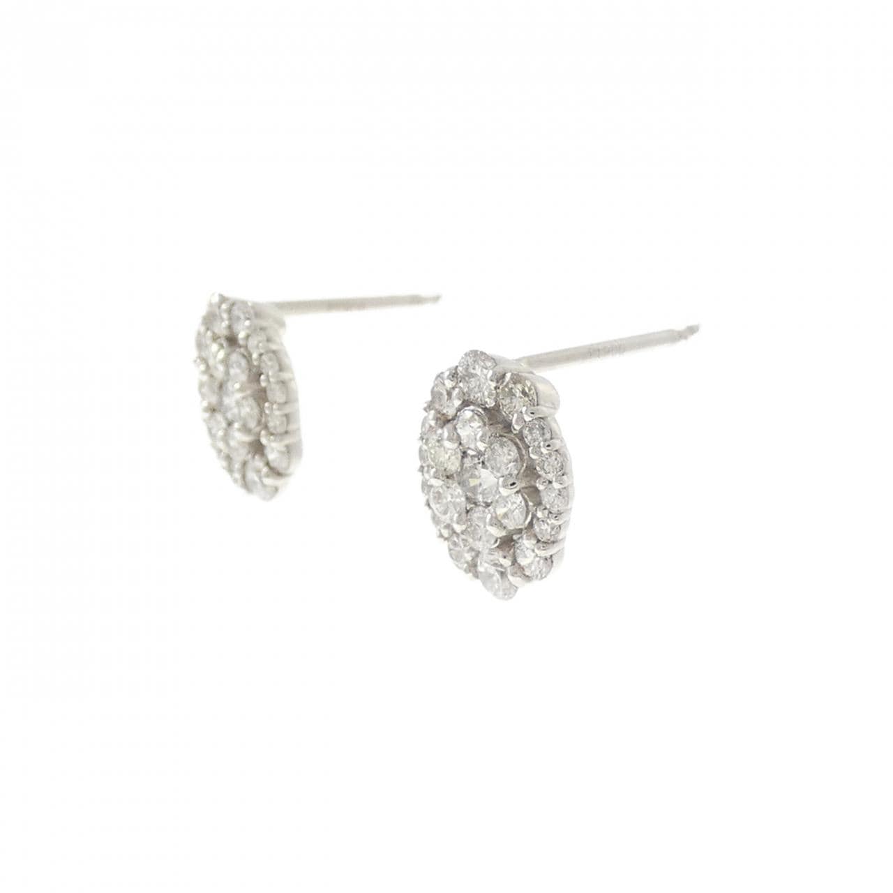 PT900 ダイヤモンド ピアス 0.70CT