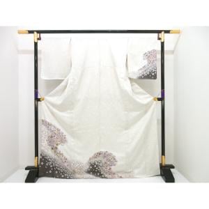 【新品】単衣　訪問着　辻ヶ花