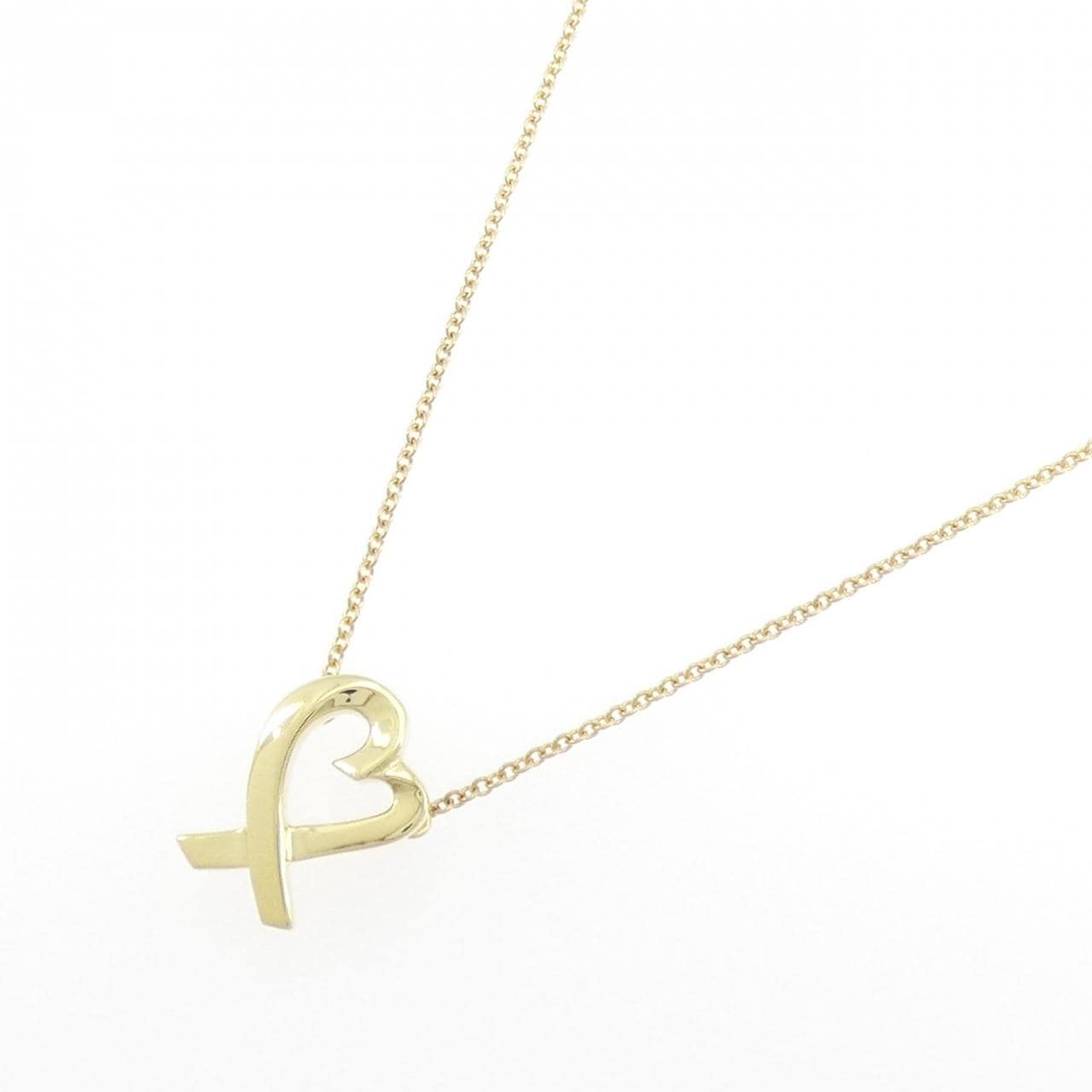 ティファニー ラビングハート ネックレス