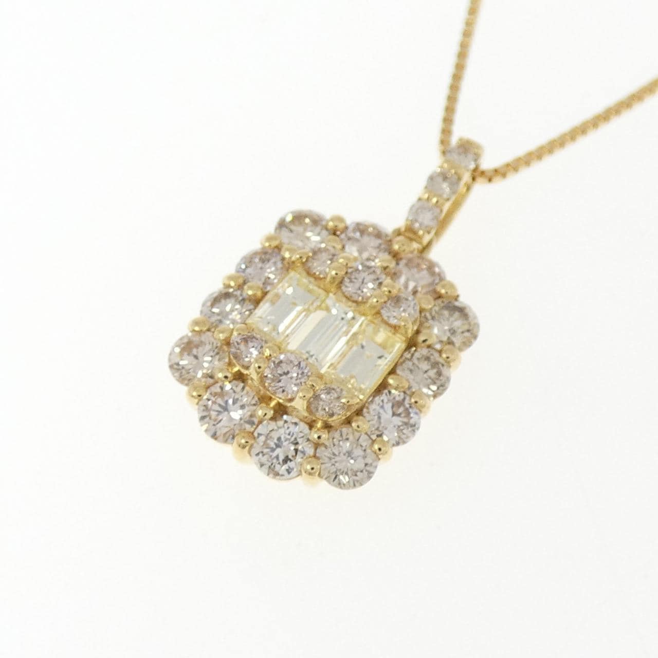 K18YG ダイヤモンド ネックレス 1.00CT