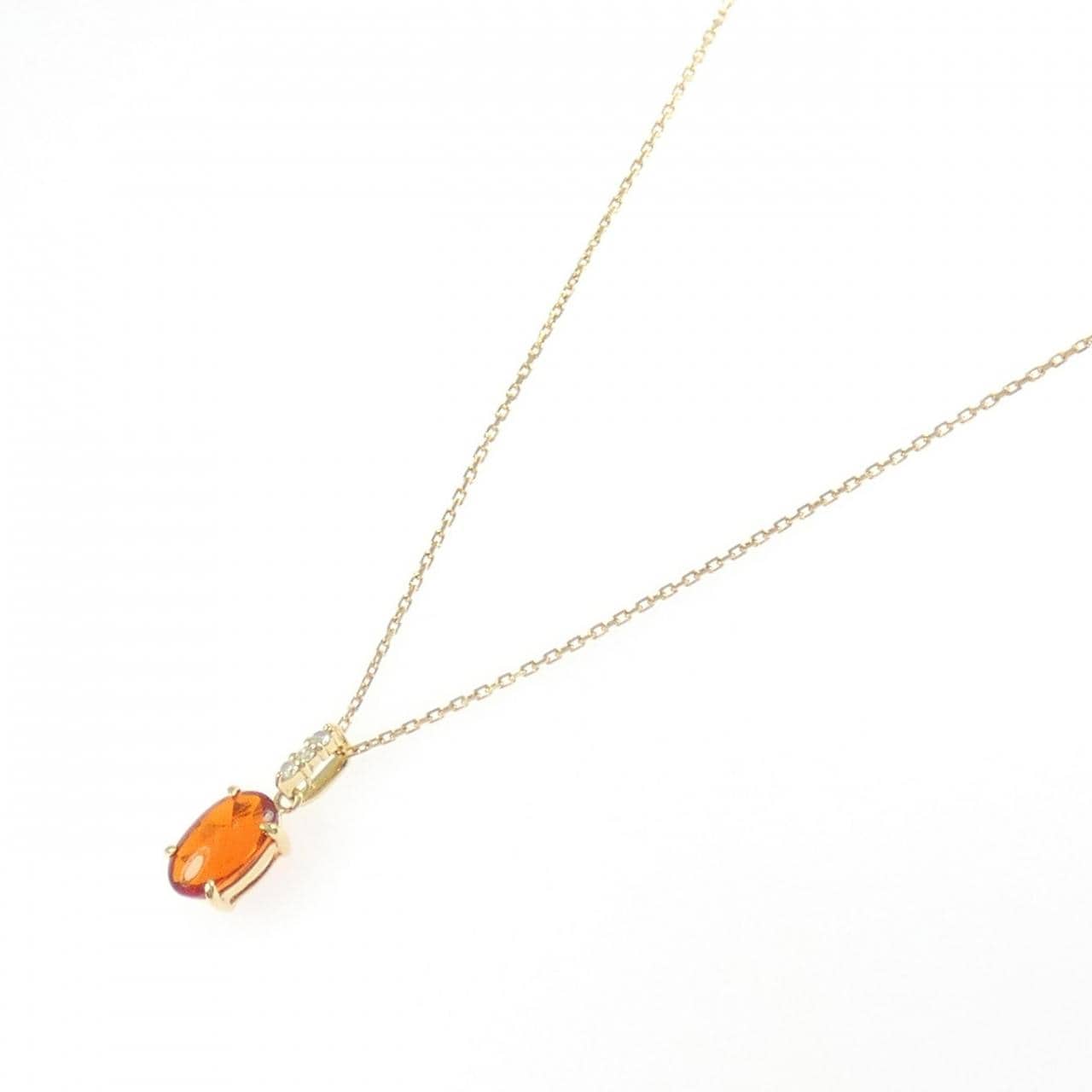 K18YG オパール ネックレス 0.71CT