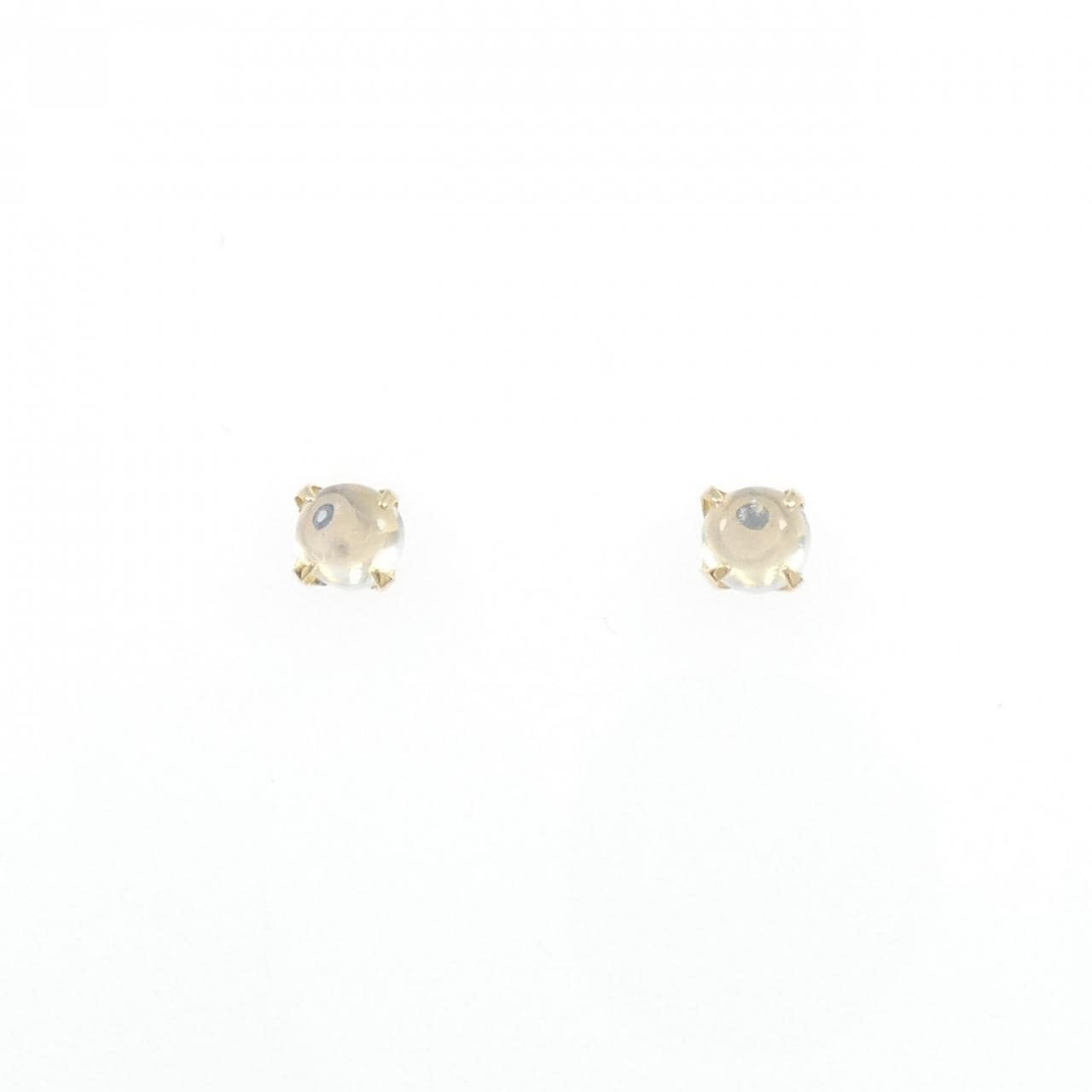 K18YG ムーンストーン ピアス