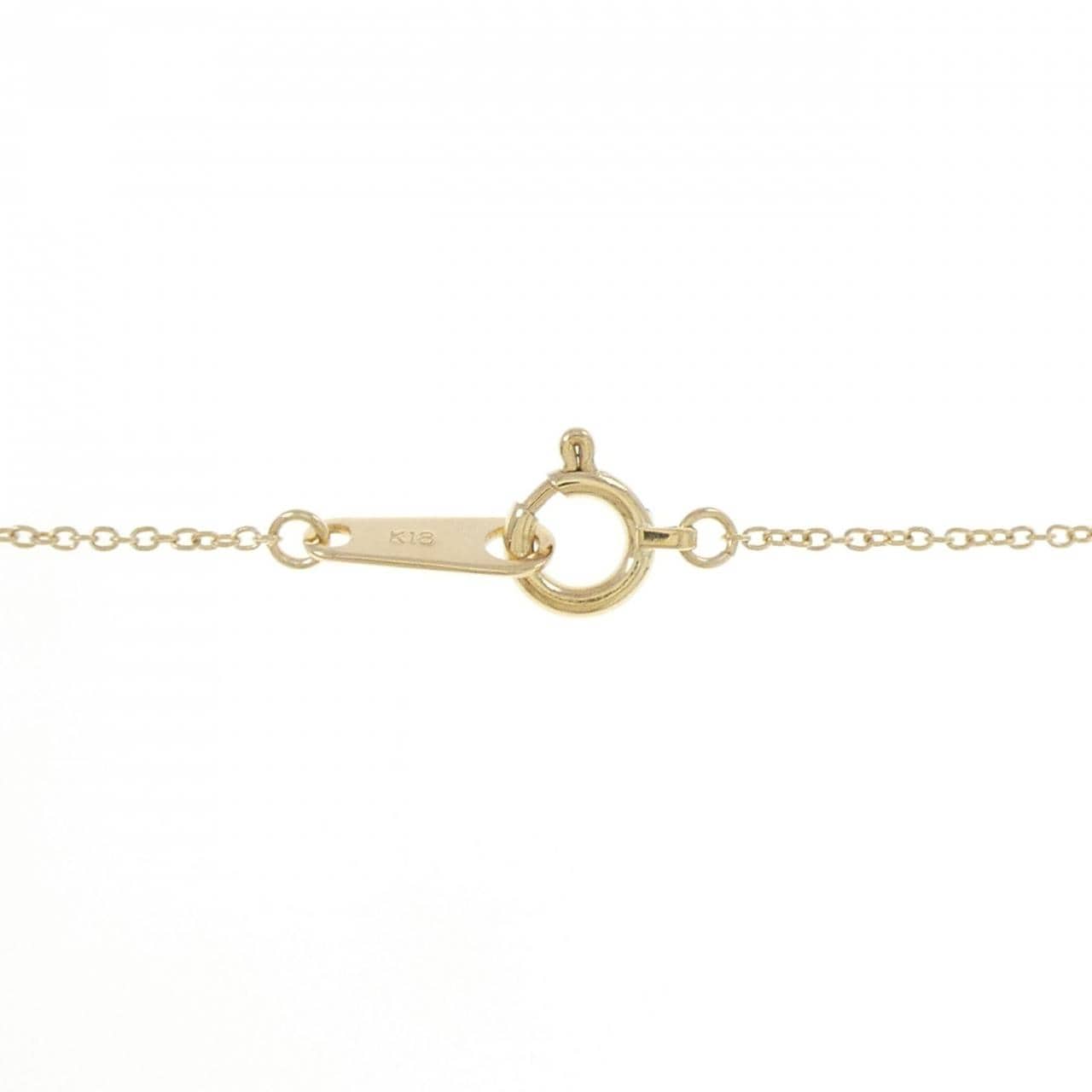 K18YG ダイヤモンド ネックレス 0.04CT